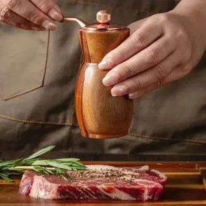 Moedor de Sal Manual Grande Wood Lumi Homi