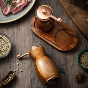 Moedor de Sal Manual Grande Wood Lumi Homi