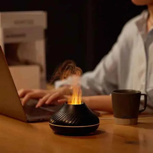 Umidificador de Ar e Difusor de Ambiente Vulcão Lumi Homi