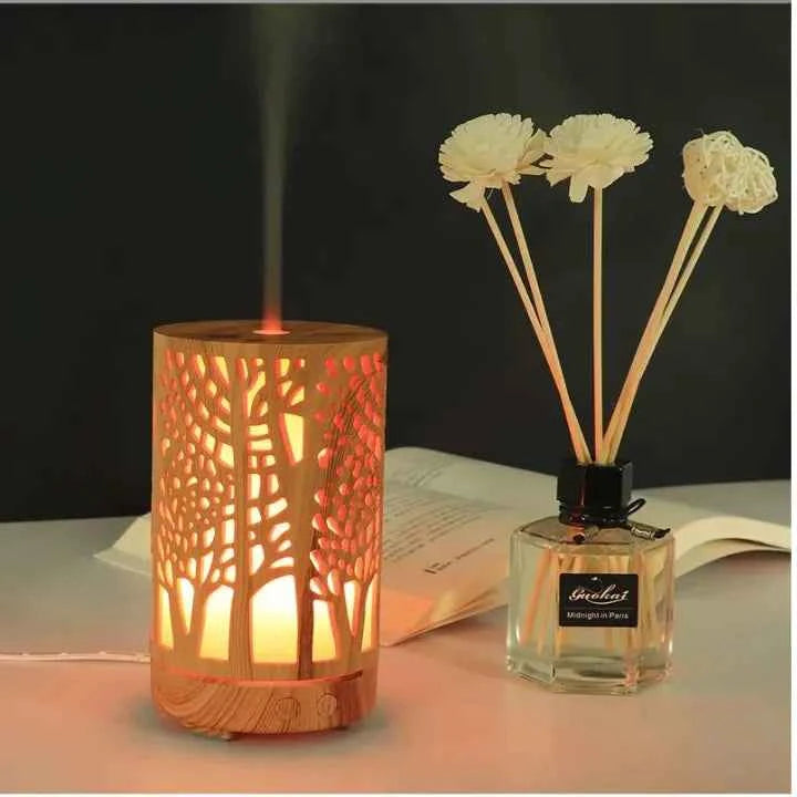 Umidificador de Ar e Difusor de Ambiente Ligno Lumi Homi