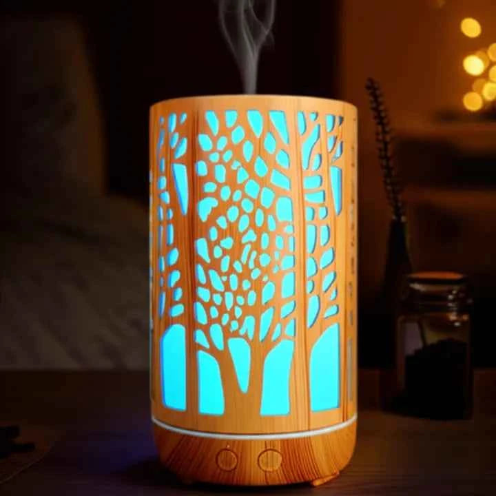 Umidificador de Ar e Difusor de Ambiente Ligno Lumi Homi