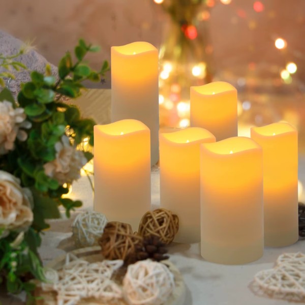 Nove velas independentes no mesmo kit