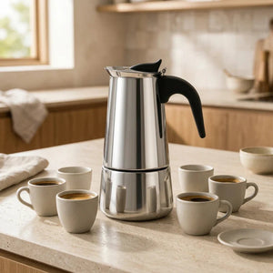 Cafeteira italiana Bari 300 ml com capacidade para até 6 xícaras pequenas