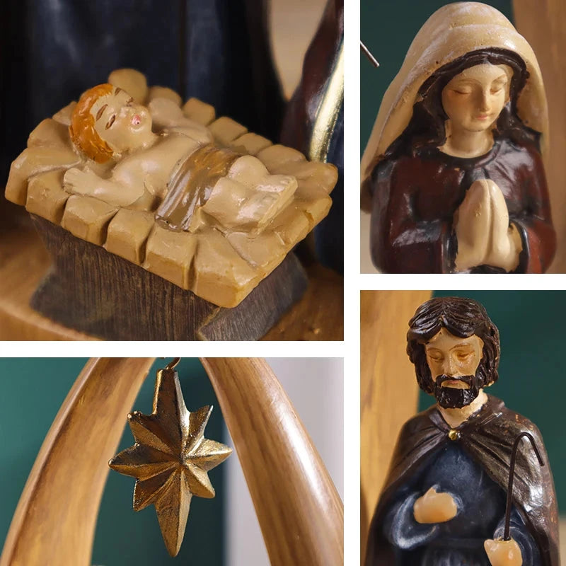 A Sagrada Família reunida em uma composição integrada