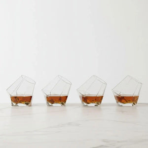 Copo de Whisky Cristal Toronto Lumi Homi - kit com 4 unidades