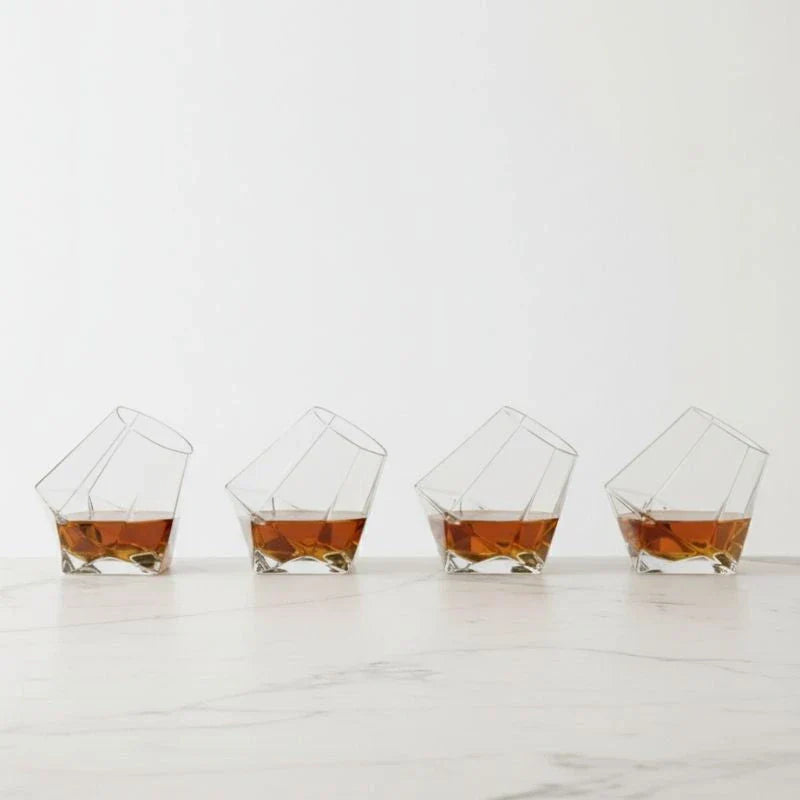 Copo de Whisky Cristal Toronto Lumi Homi - kit com 4 unidades